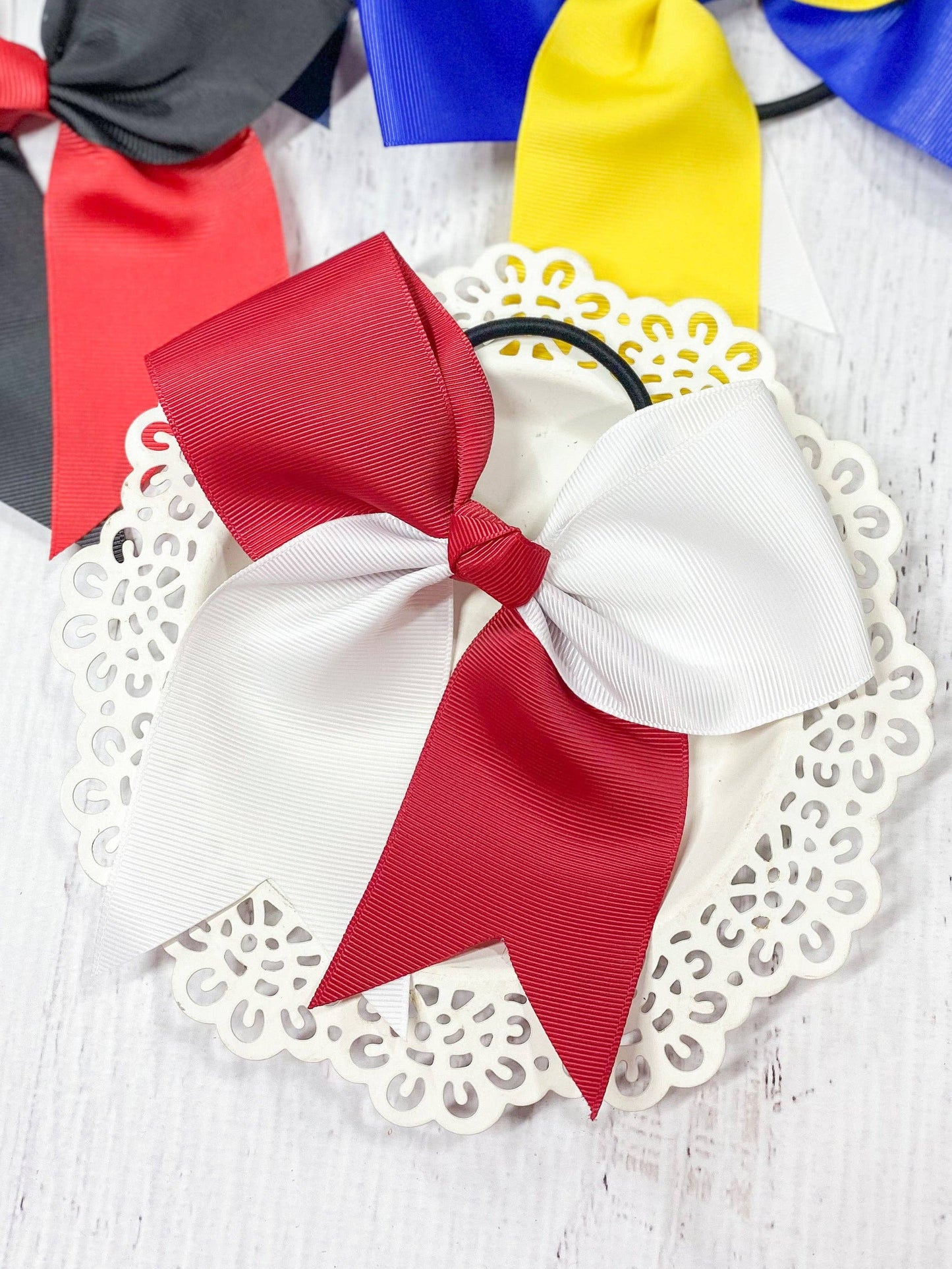 School Spirit Cheer Bows: Game Day