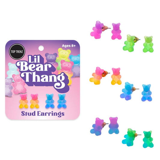 Lil Bear Thang Stud Earrings