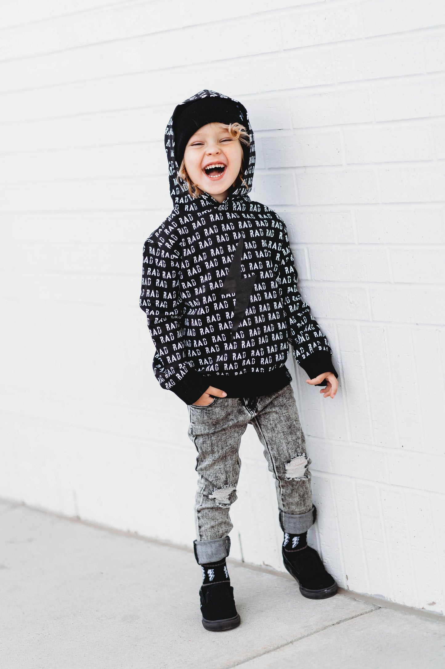 Kids Raddest Bolt Bamboo Hoodie