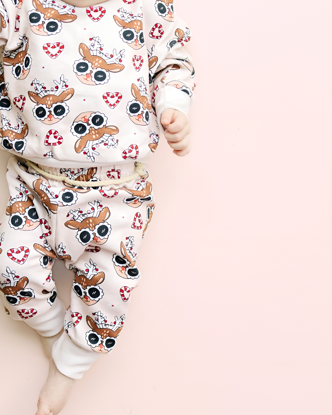 Deer Holiday Jogger Set