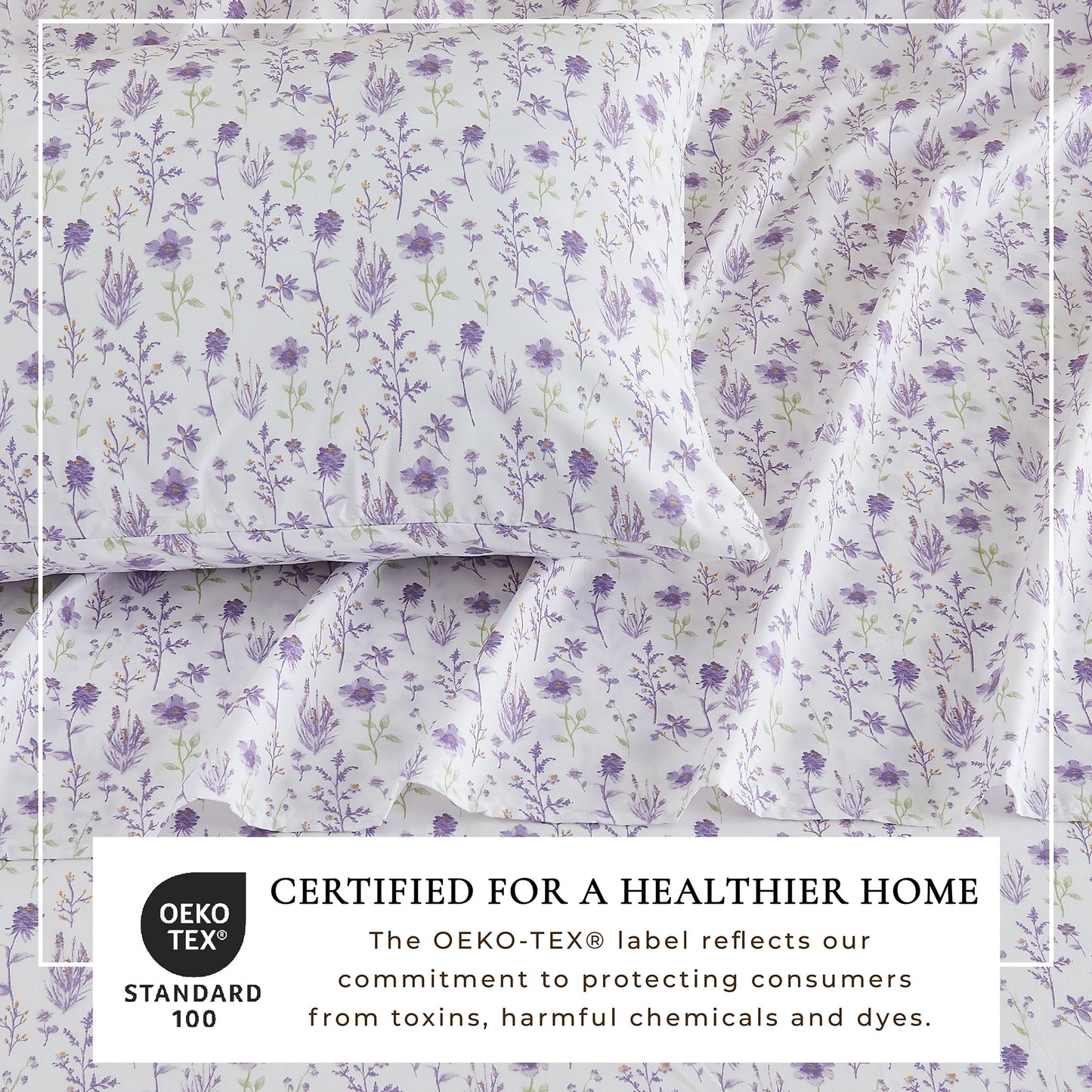 Watercolor Floral Sheet Set - Delia Collection