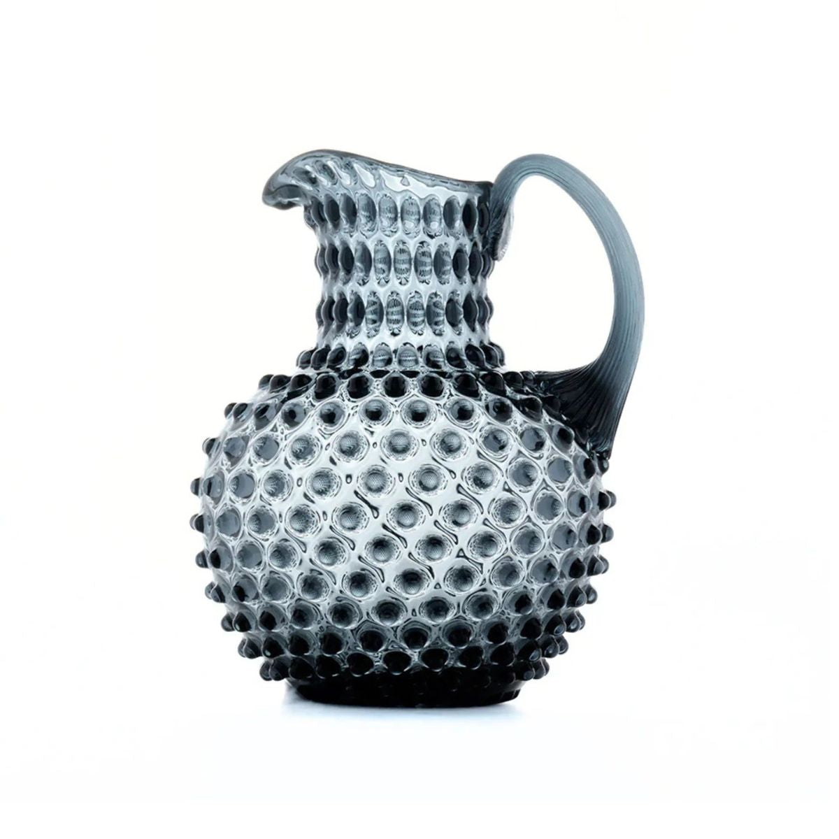 Hobnail Jug - Large - Charcoal Haze