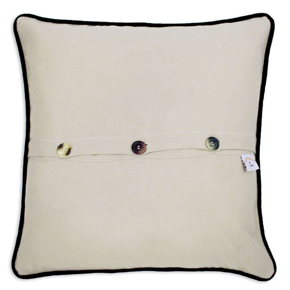 Chattanooga Hand-Embroidered Pillow by CatStudio