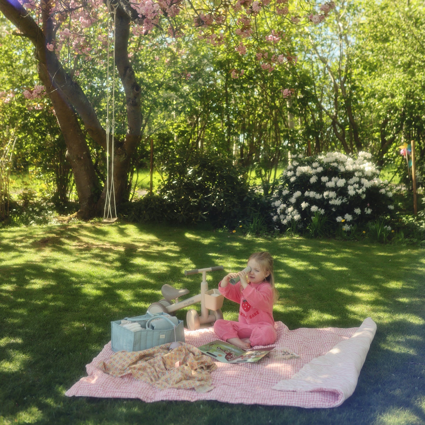 Organic Cotton Muslin Swaddle Blanket