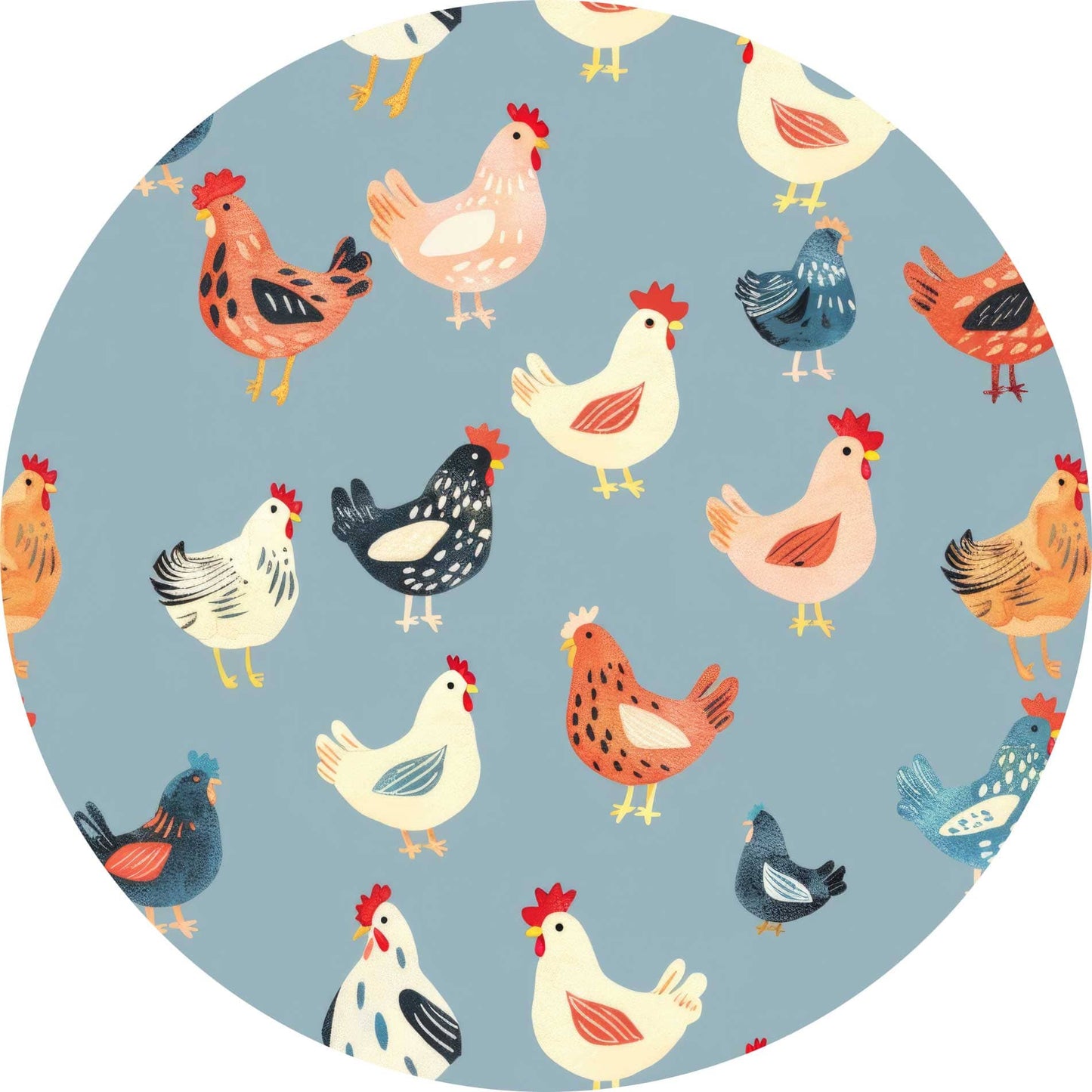 Winter Classics Happy Hens - Bamboo Zippy Romper