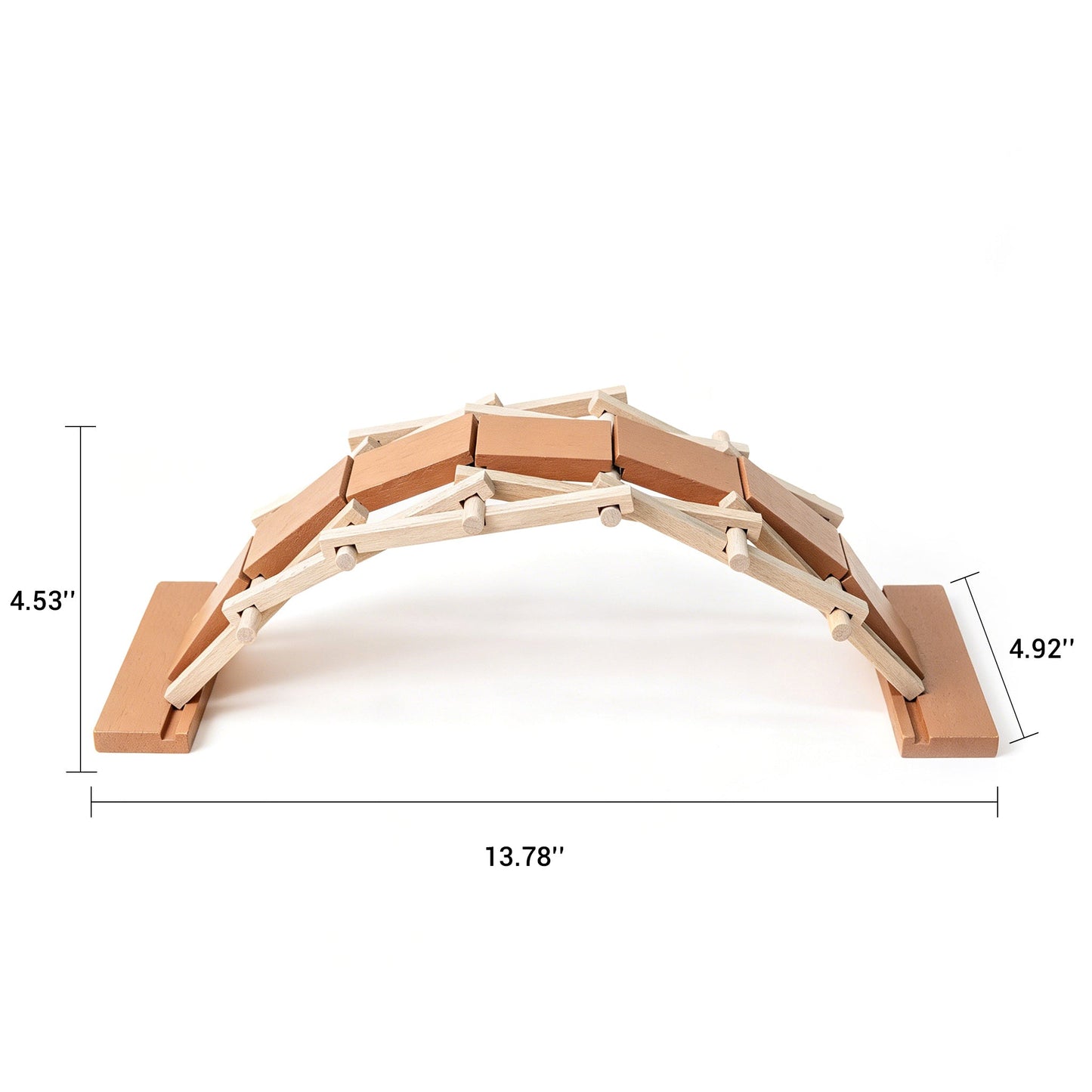 DIY Leonardo da Vinci Self-Supporting Bridge Kit