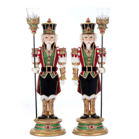 Christmas Ball Nutcracker Votive Assortment of 2 | Christmas Decor | Katherine's Collection