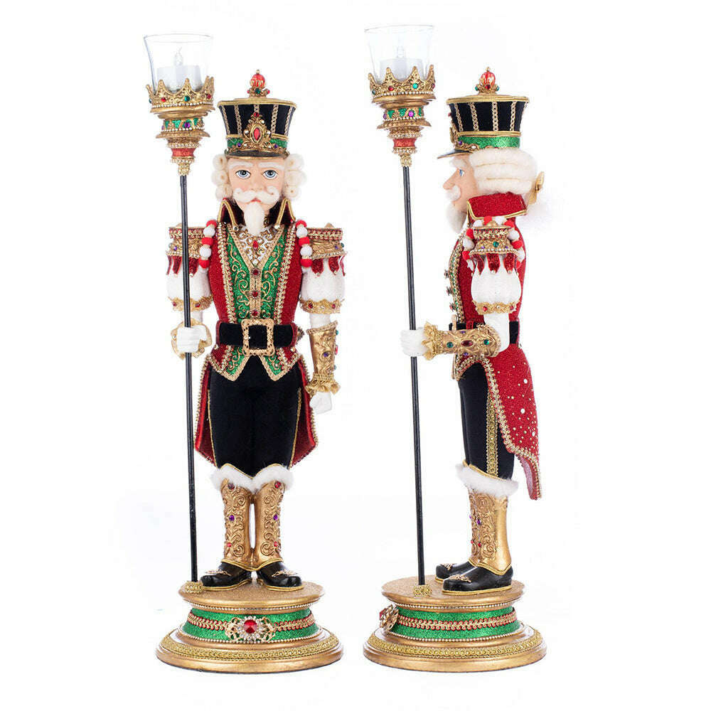 Christmas Ball Nutcracker Votive Assortment of 2 | Christmas Decor | Katherine's Collection