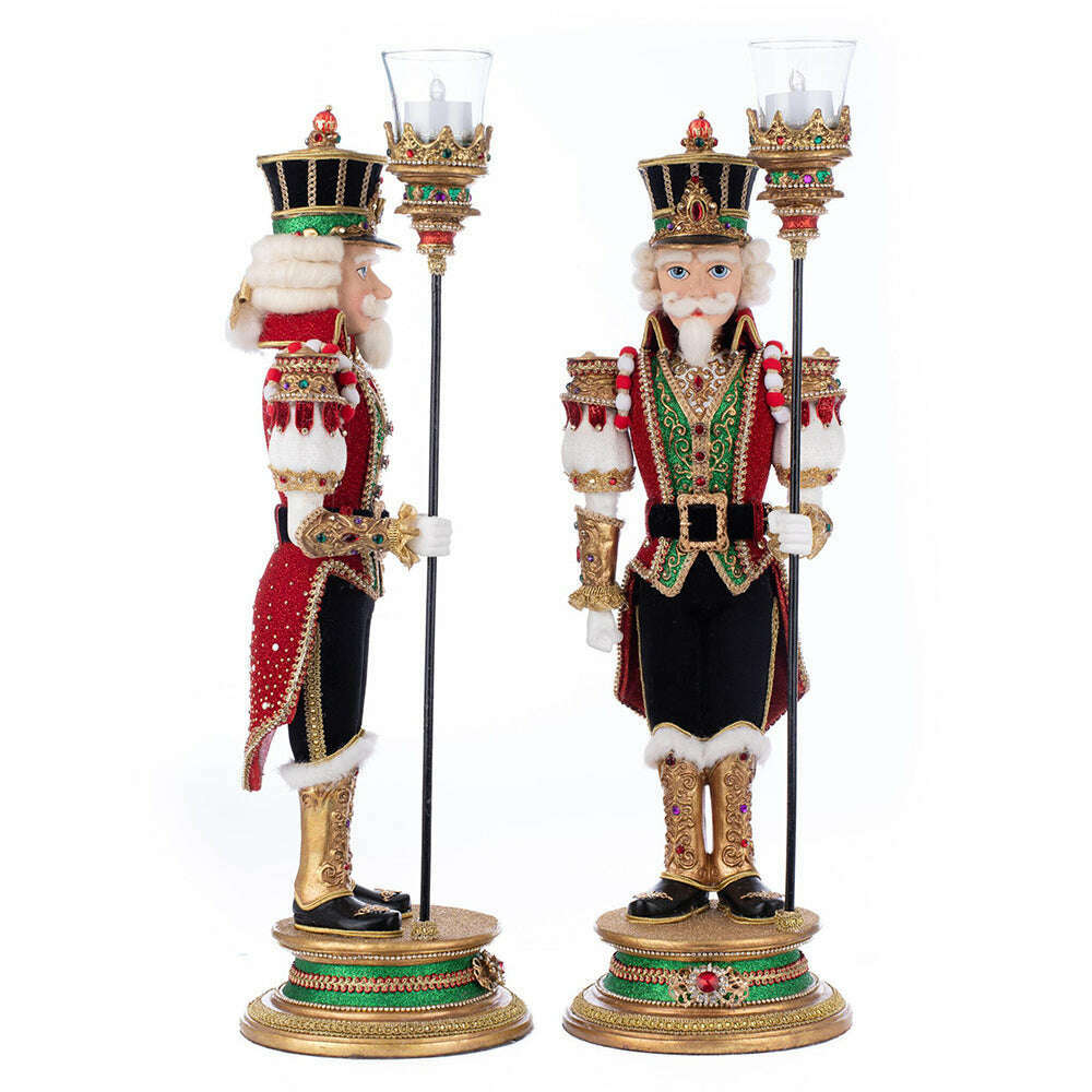 Christmas Ball Nutcracker Votive Assortment of 2 | Christmas Decor | Katherine's Collection