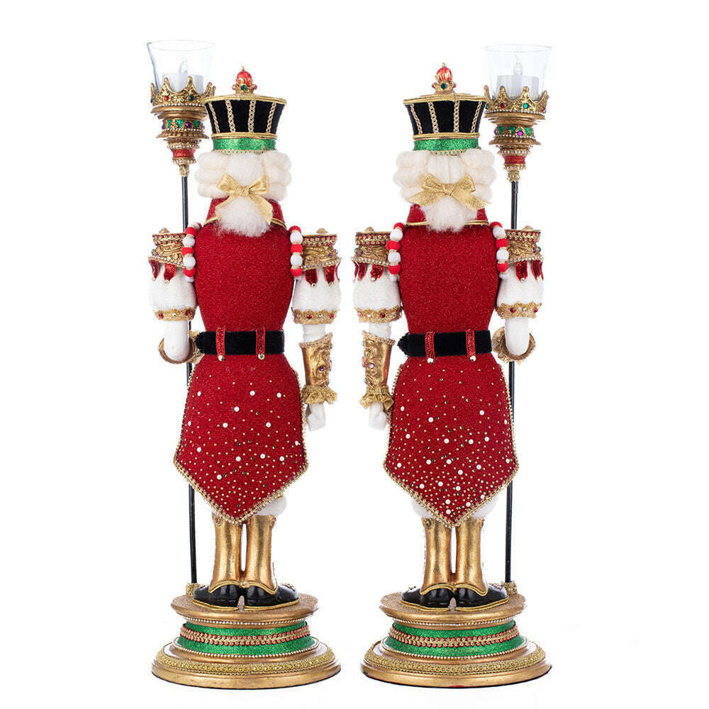Christmas Ball Nutcracker Votive Assortment of 2 | Christmas Decor | Katherine's Collection