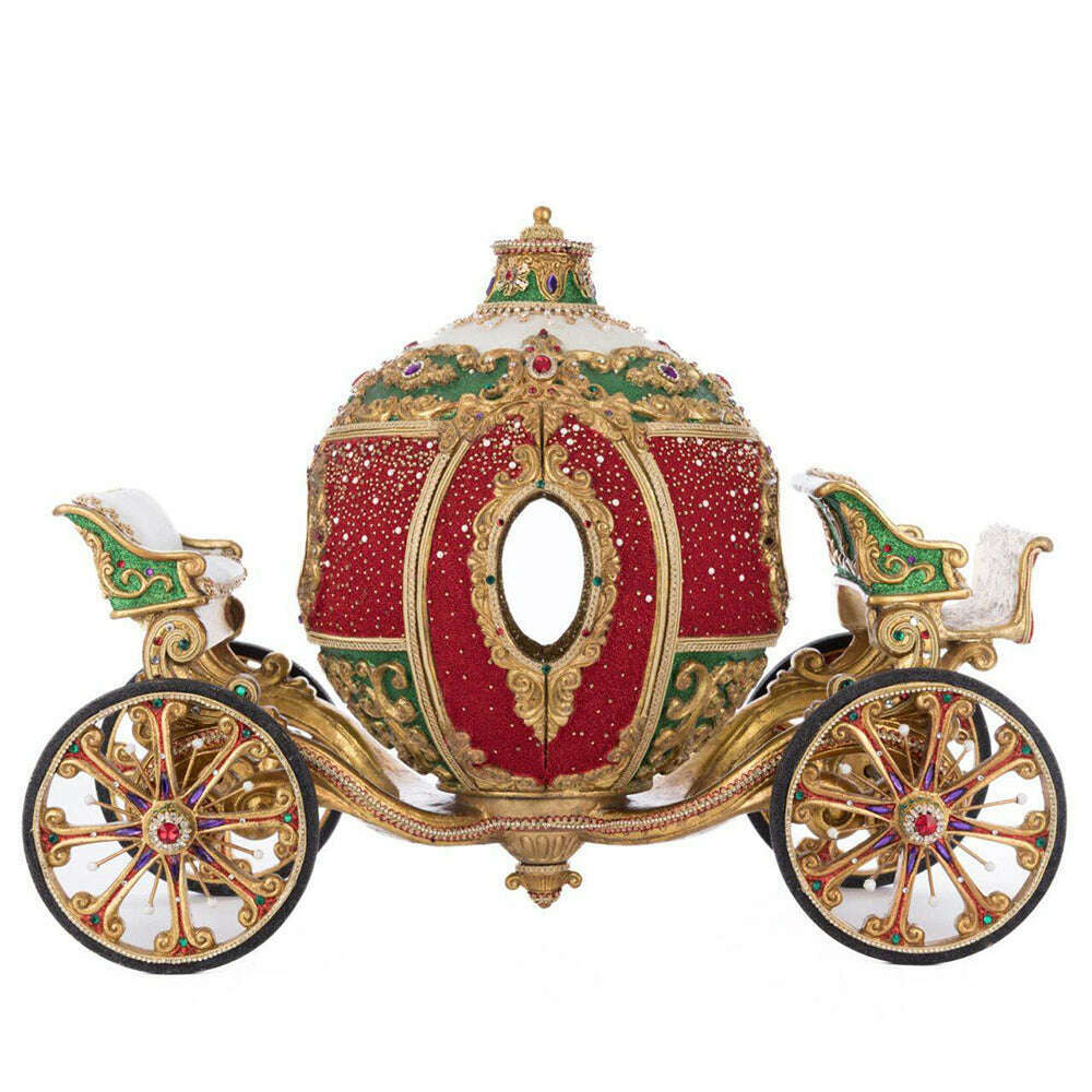 Christmas Ball Ornament Carriage | Christmas Decor | Katherine's Collection