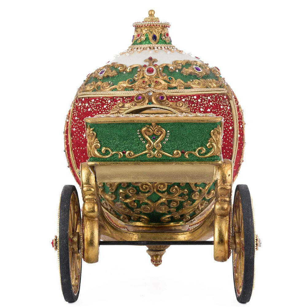 Christmas Ball Ornament Carriage | Christmas Decor | Katherine's Collection