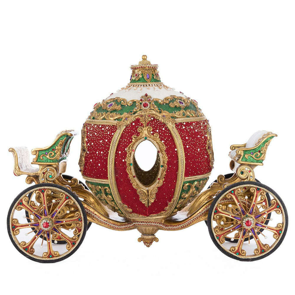 Christmas Ball Ornament Carriage | Christmas Decor | Katherine's Collection