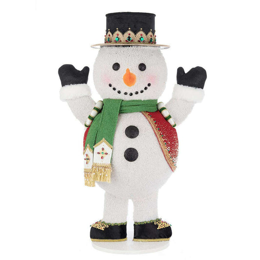 Christmas Ball Snowman Candy Container | Christmas Decor | Katherine's Collection