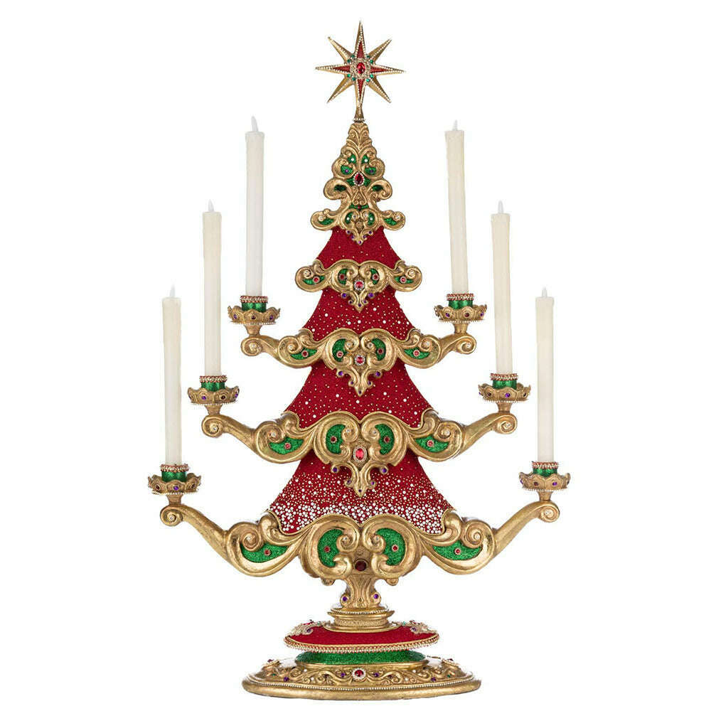 Christmas Ball Tree with Candles | Christmas Decor | Katherine's Collection