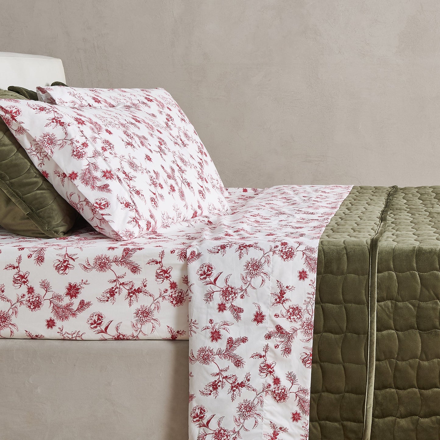 Watercolor Floral Sheet Set - Delia Collection