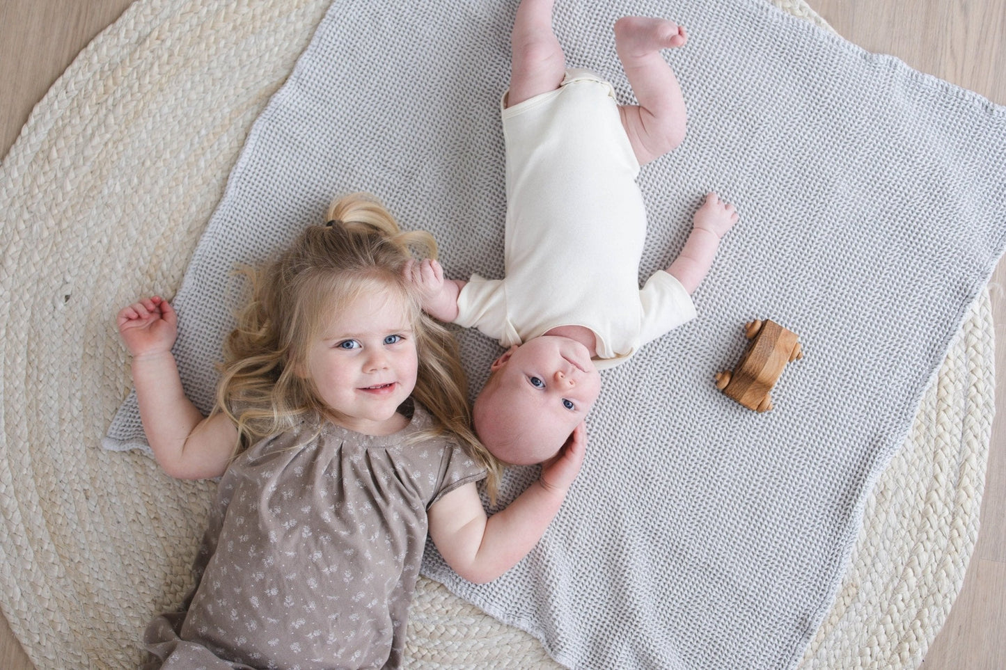 Cinnamon Waffle Baby Blanket