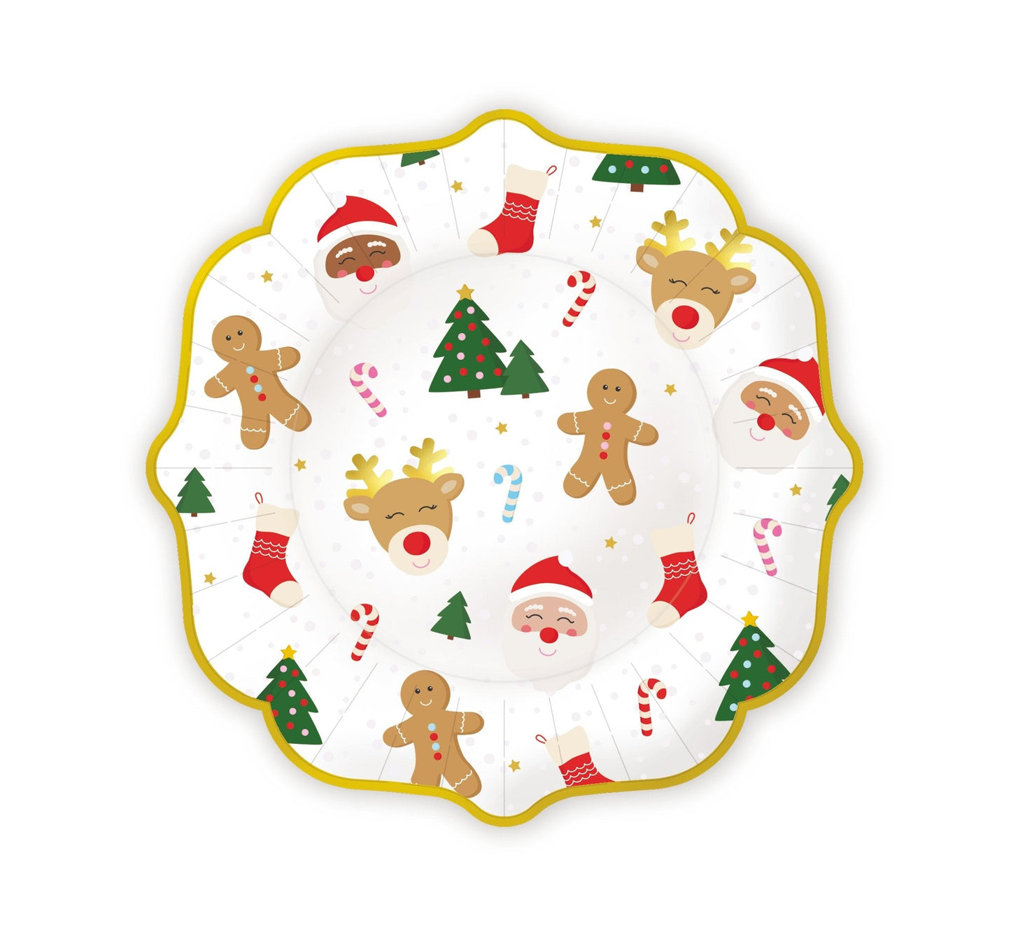 Classic Christmas Icon Plates