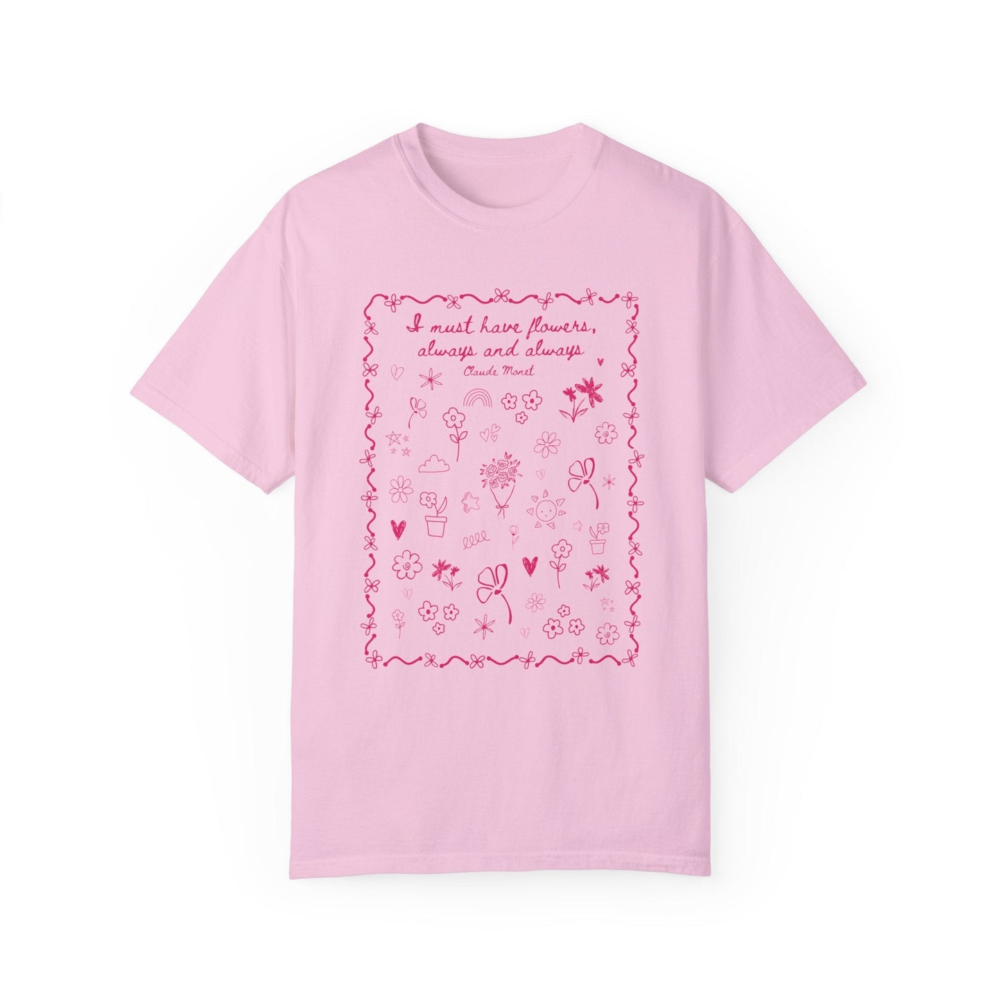 Claude Monet Gardening Tee Shirt