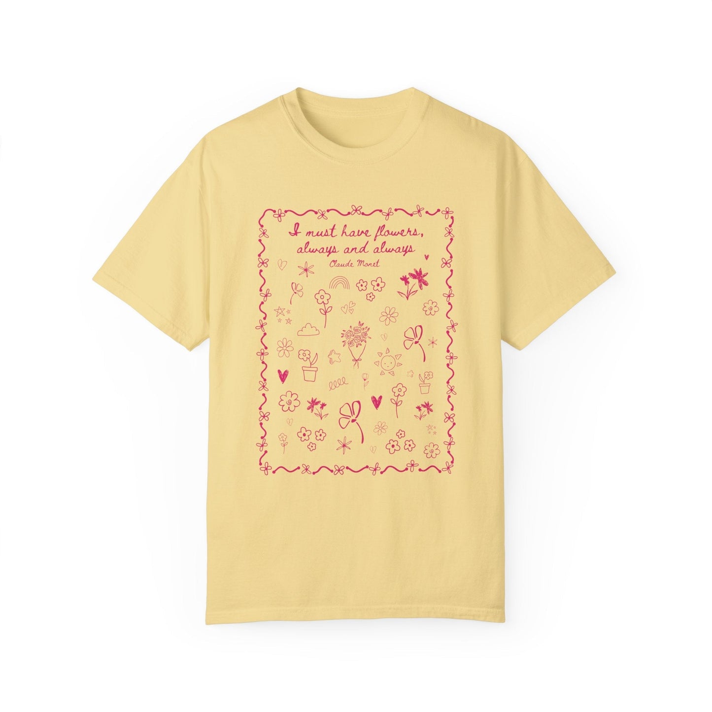 Claude Monet Gardening Tee Shirt