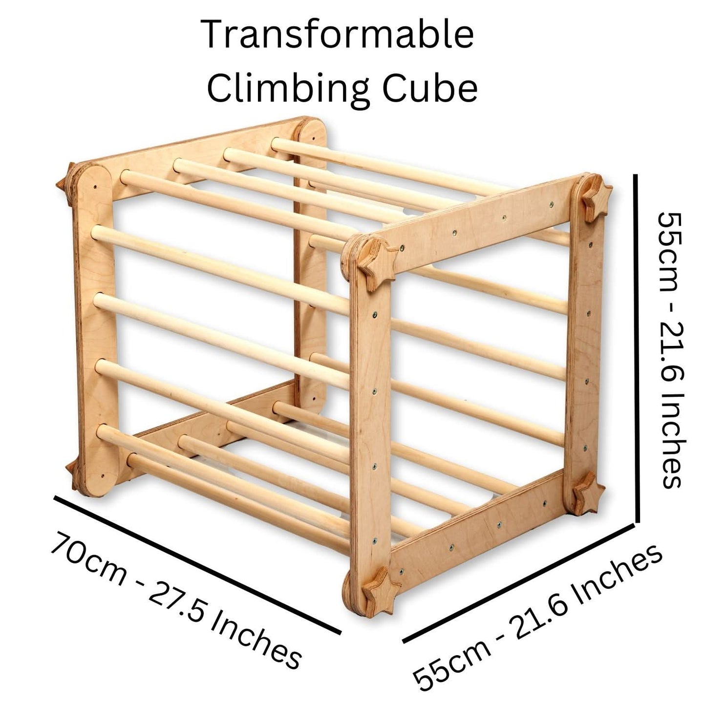 Transformable Climbing Triangle / Cube Set