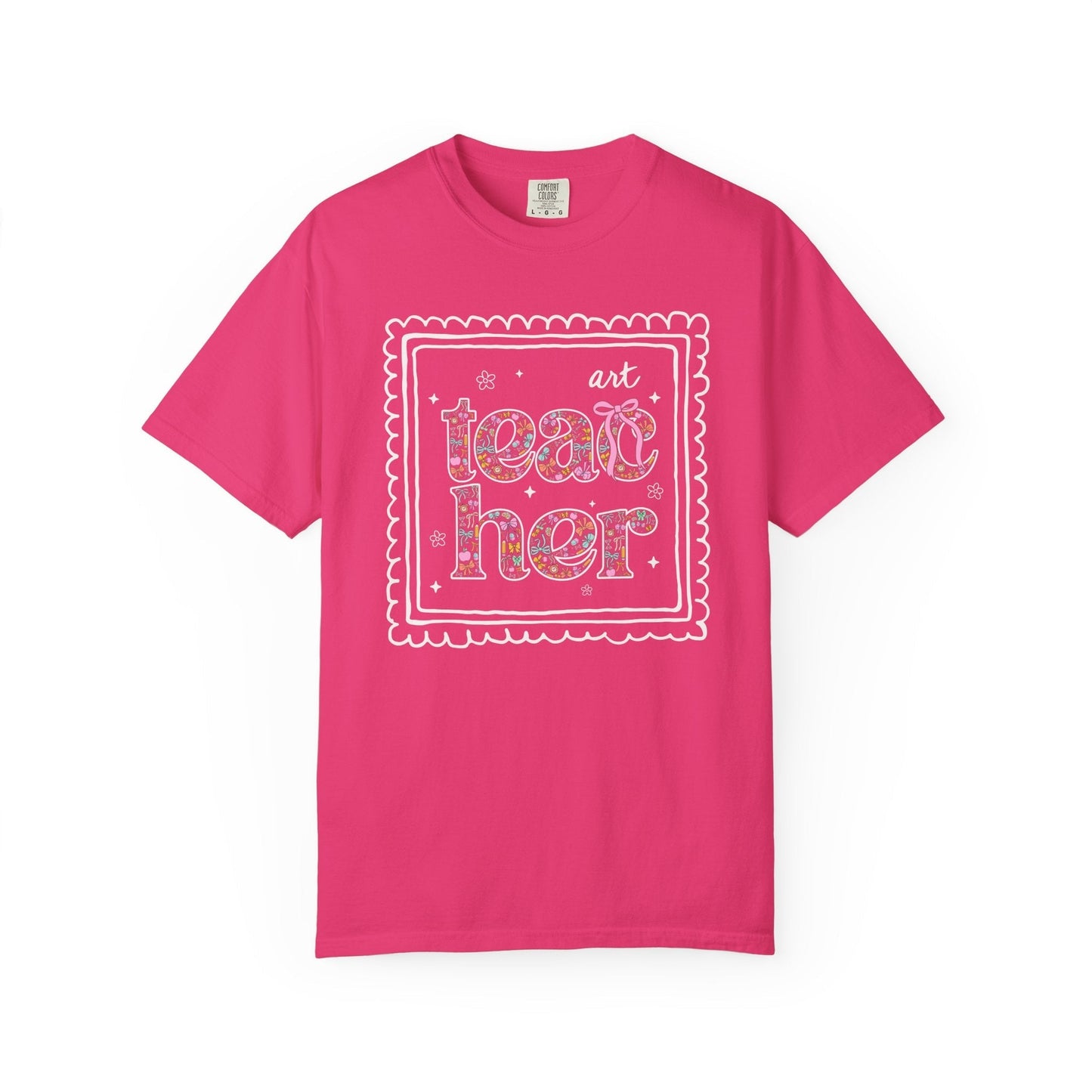 Colorful Art Teacher Tee Shirt
