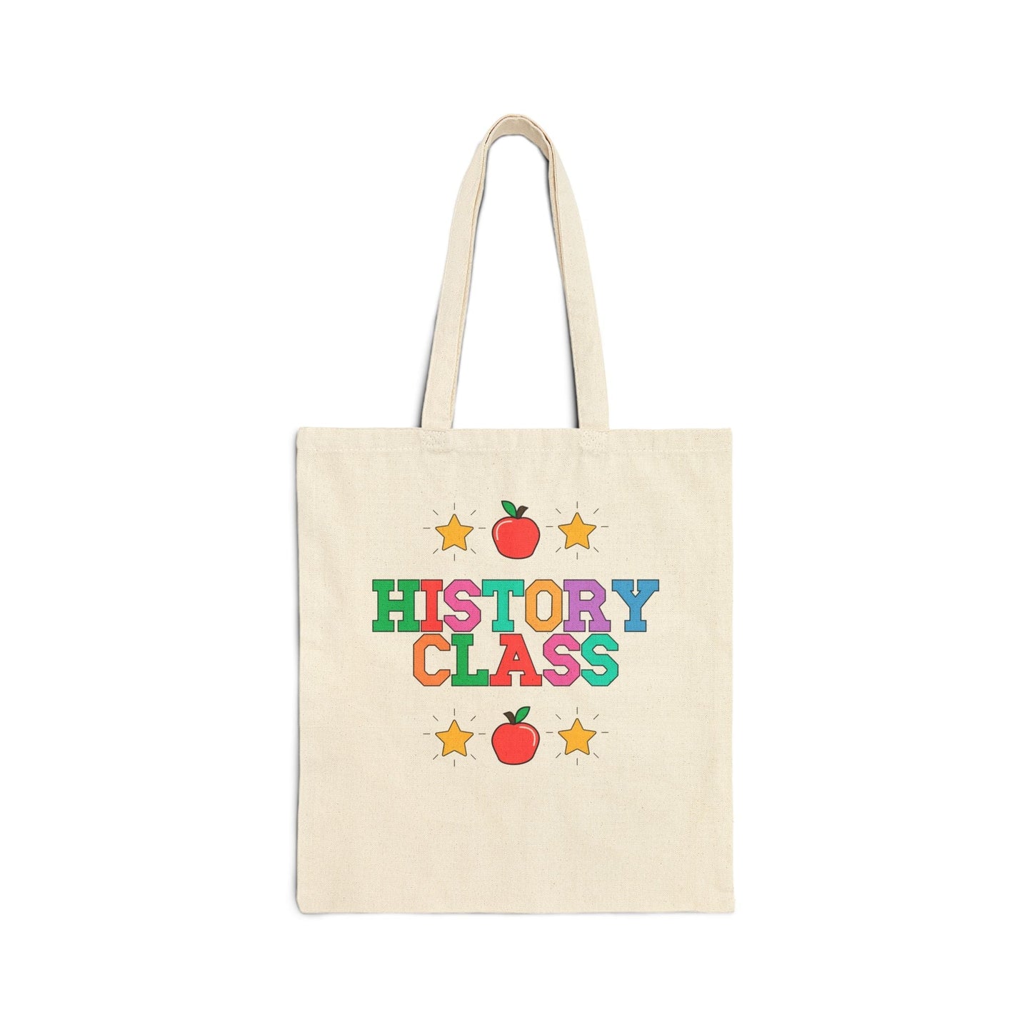 Colorful History Teacher Tote