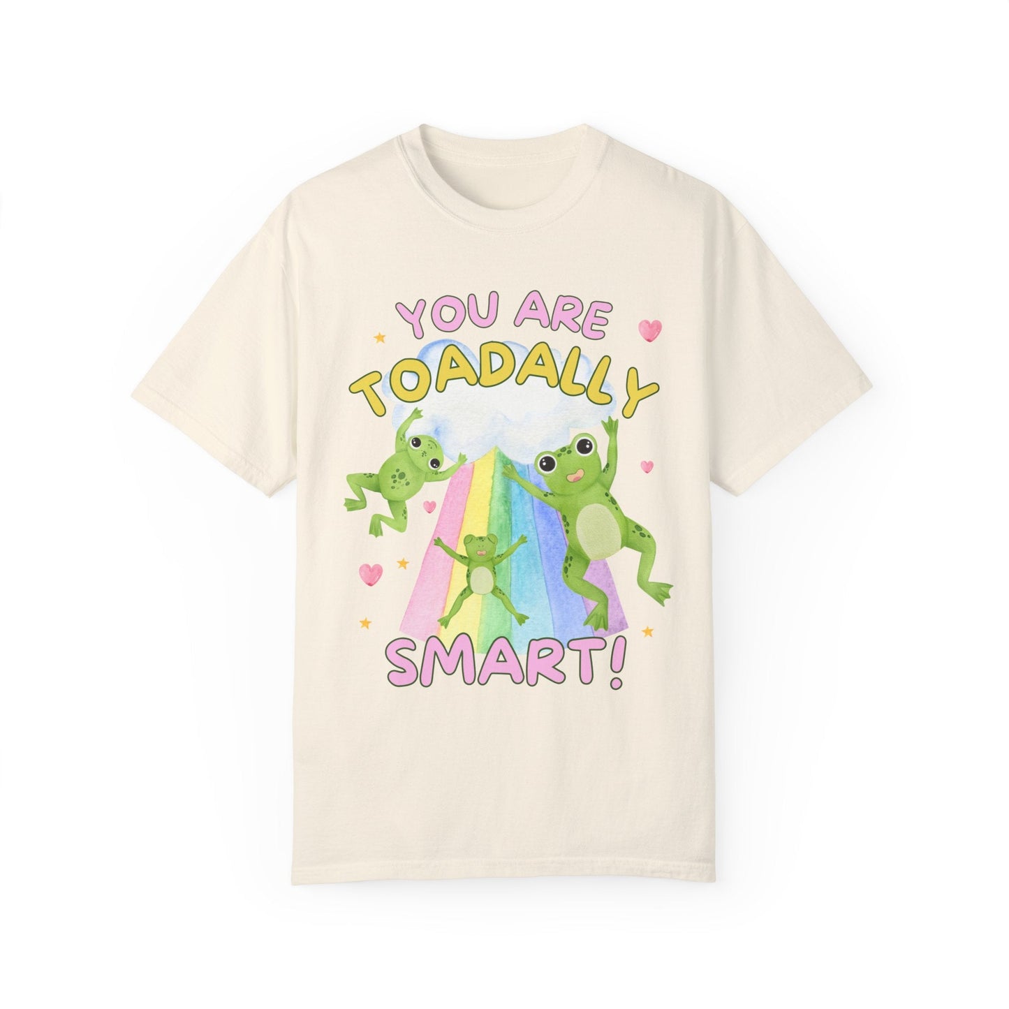 Colorful Frog Teacher Tee