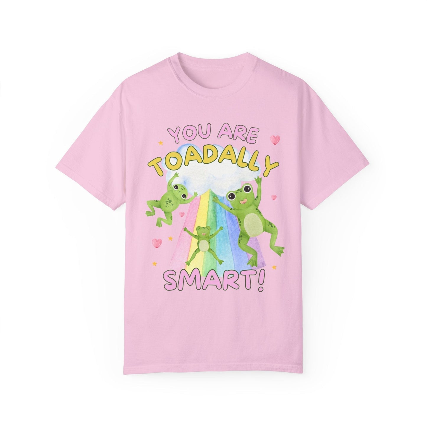 Colorful Frog Teacher Tee