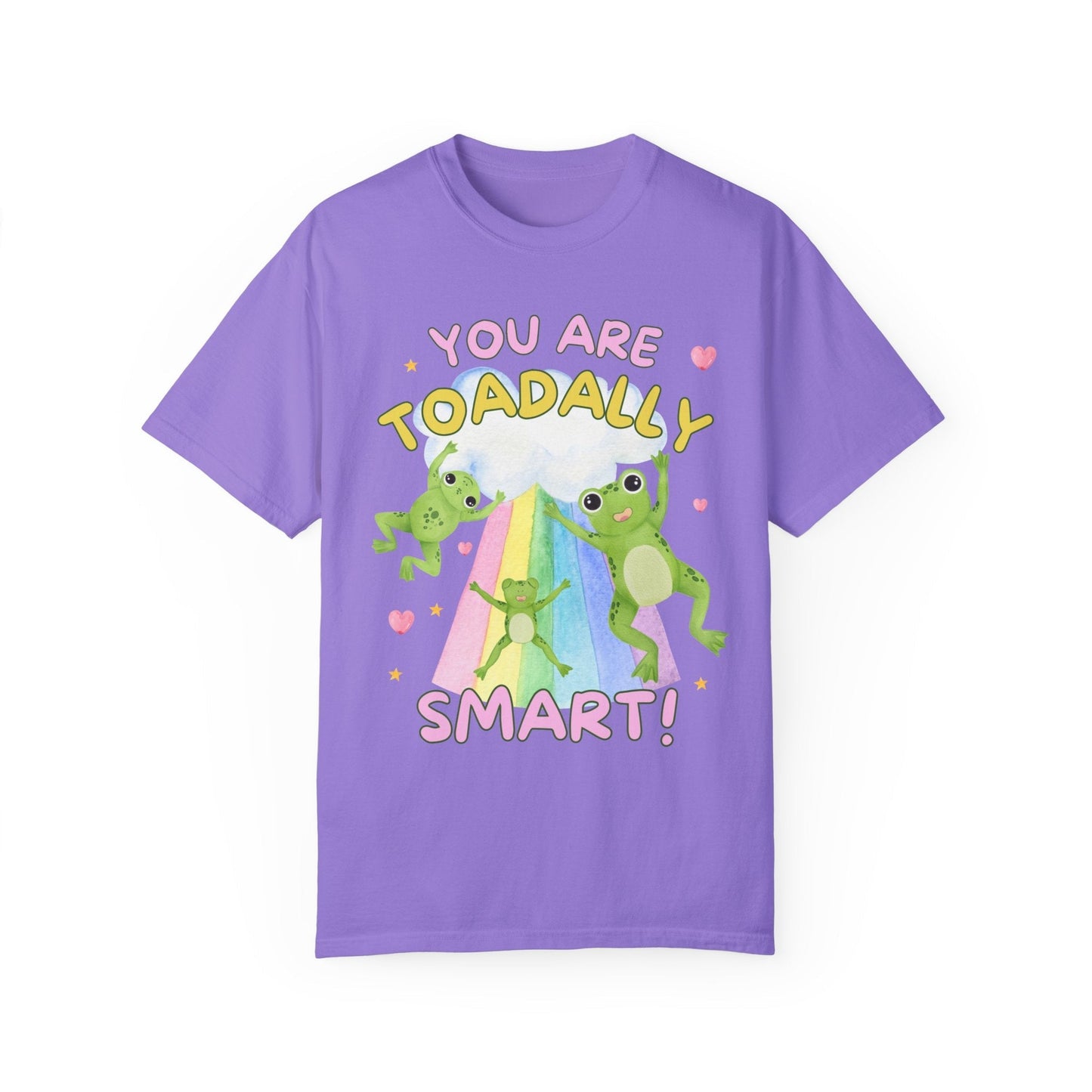 Colorful Frog Teacher Tee
