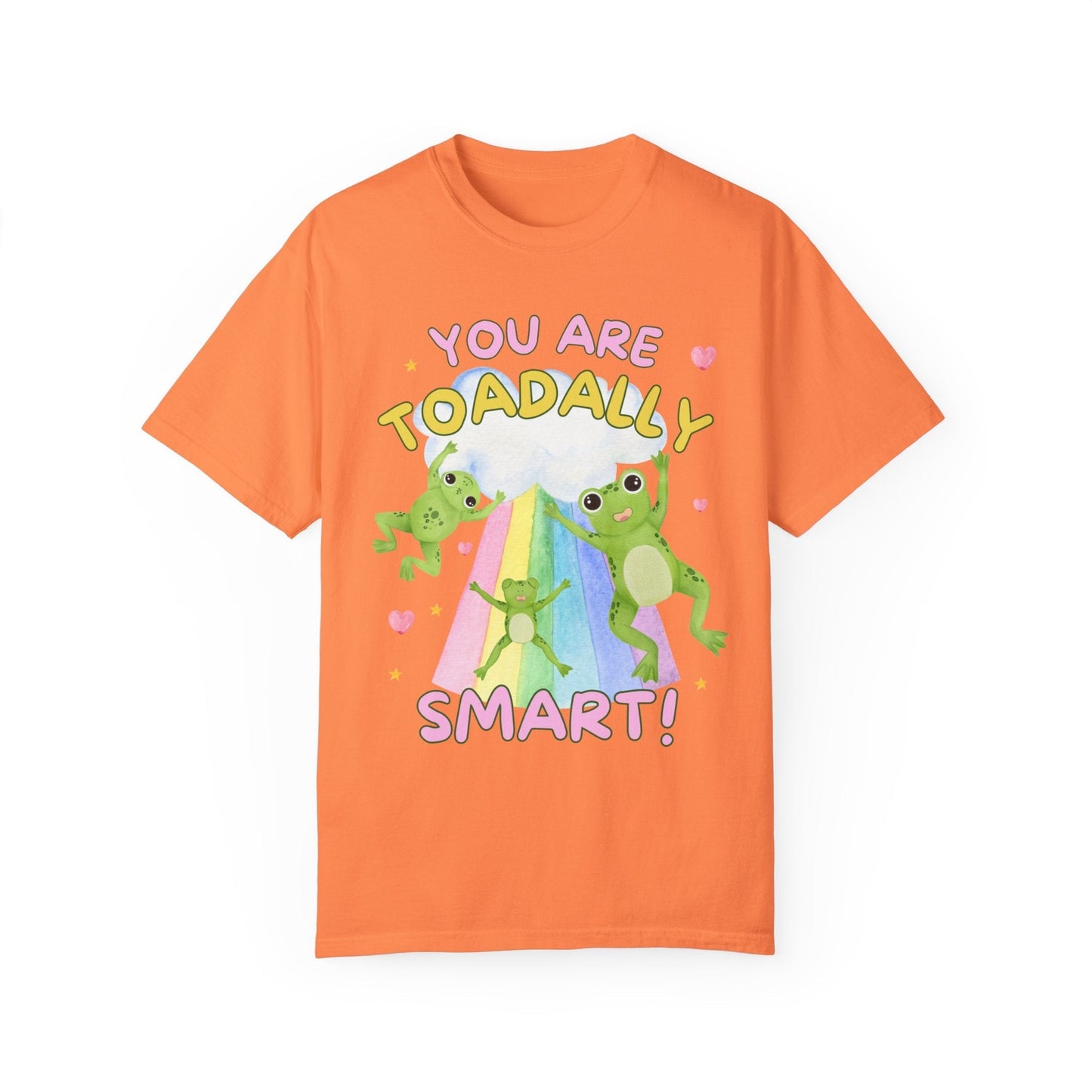 Colorful Frog Teacher Tee