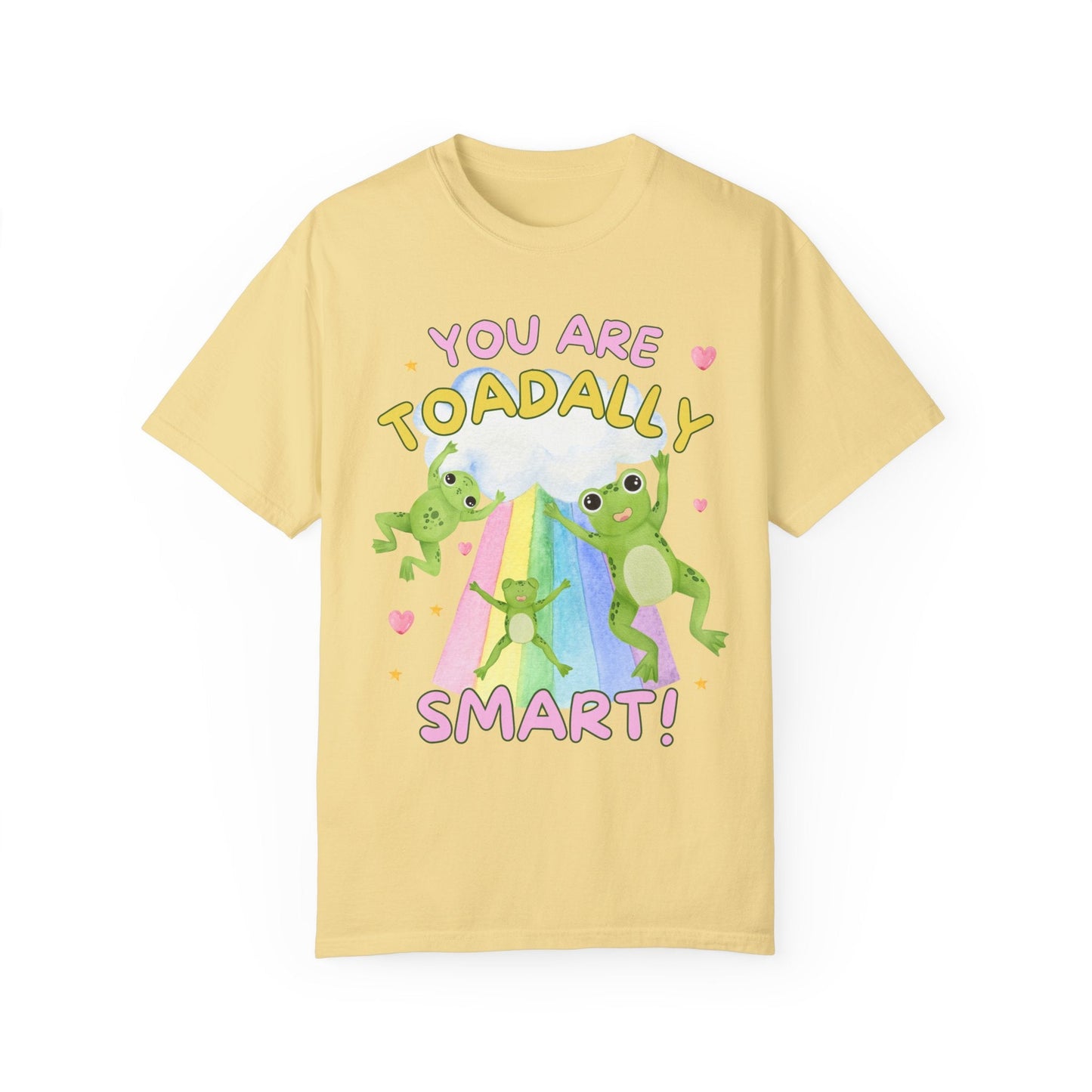 Colorful Frog Teacher Tee