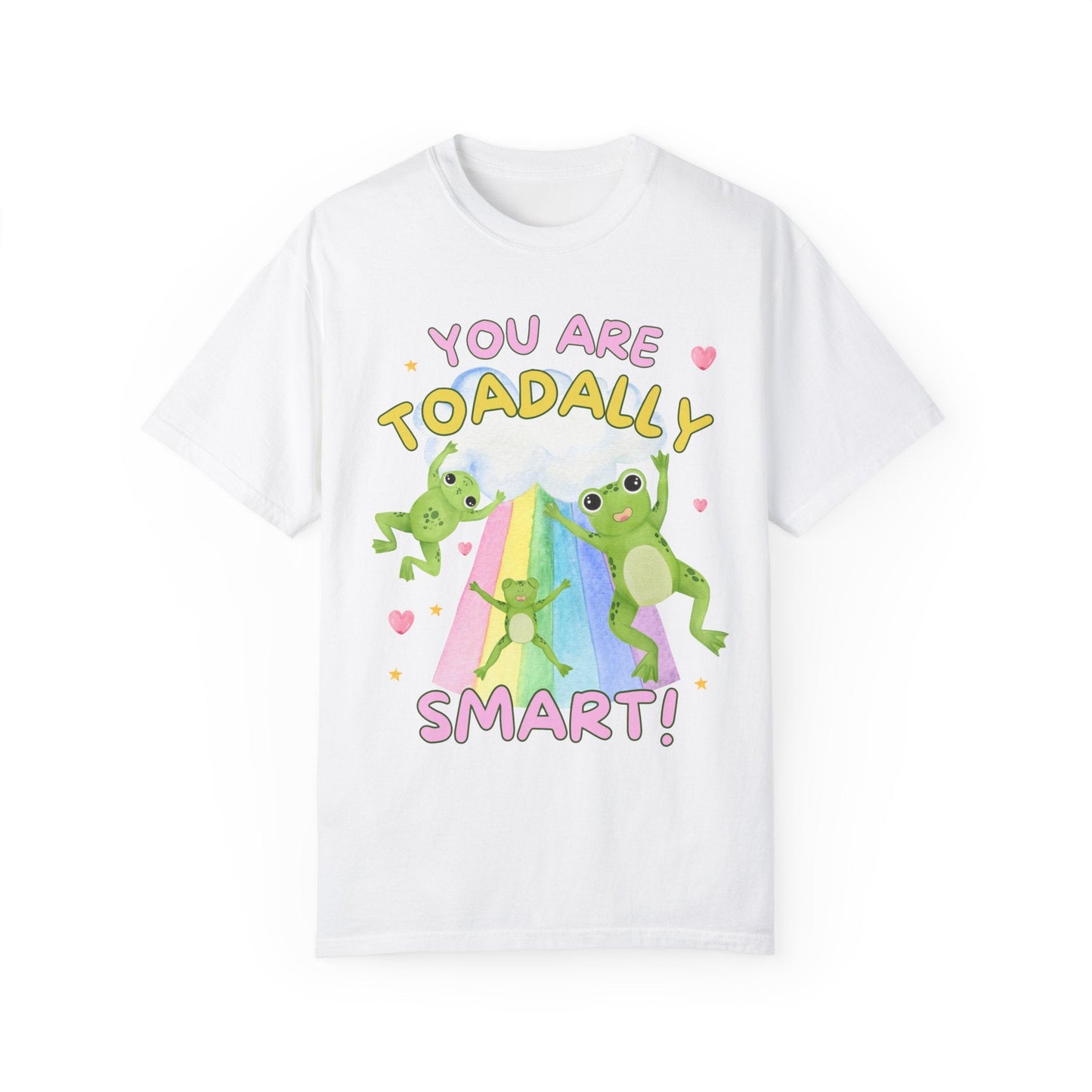 Colorful Frog Teacher Tee
