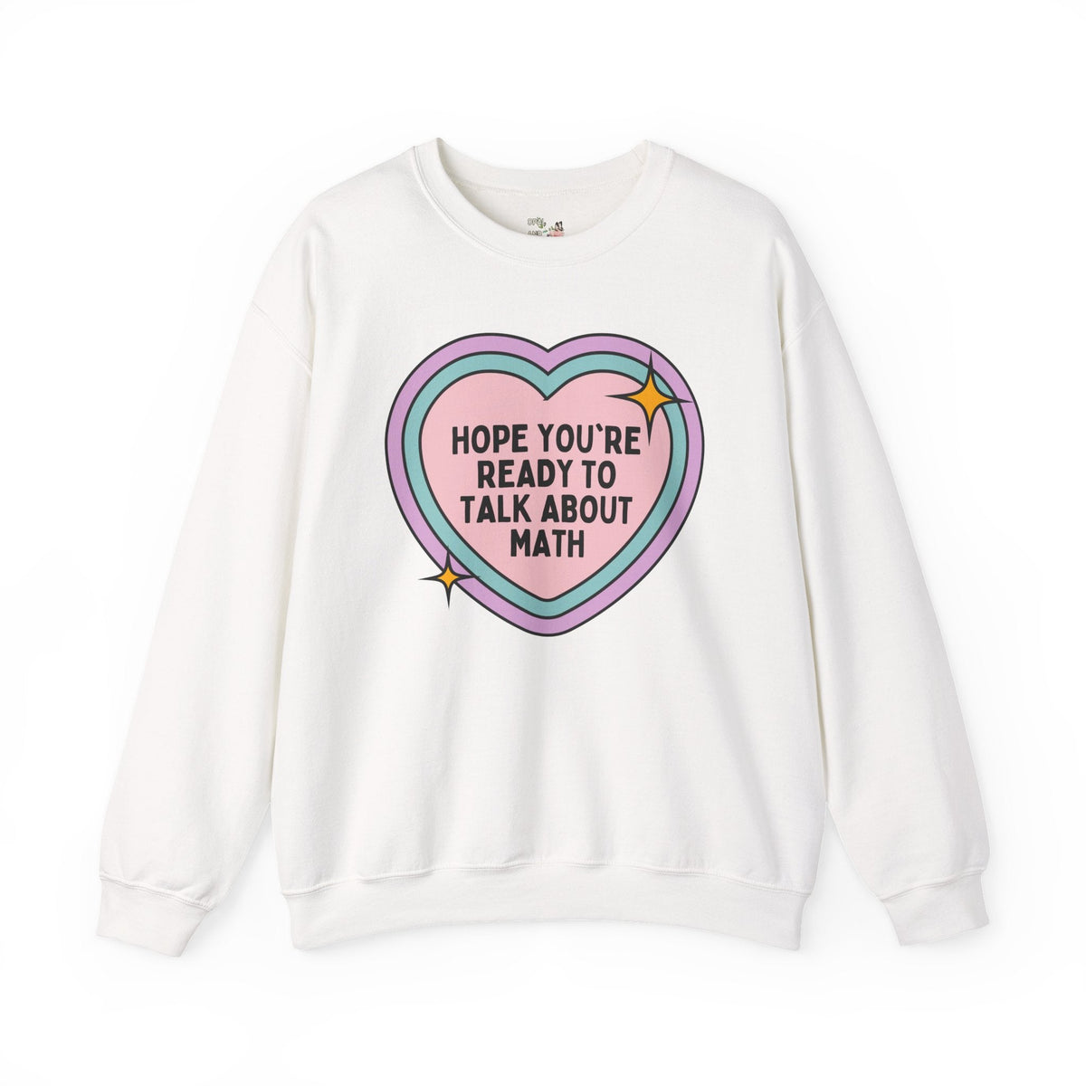 Colorful Math Teacher Sweatshirt