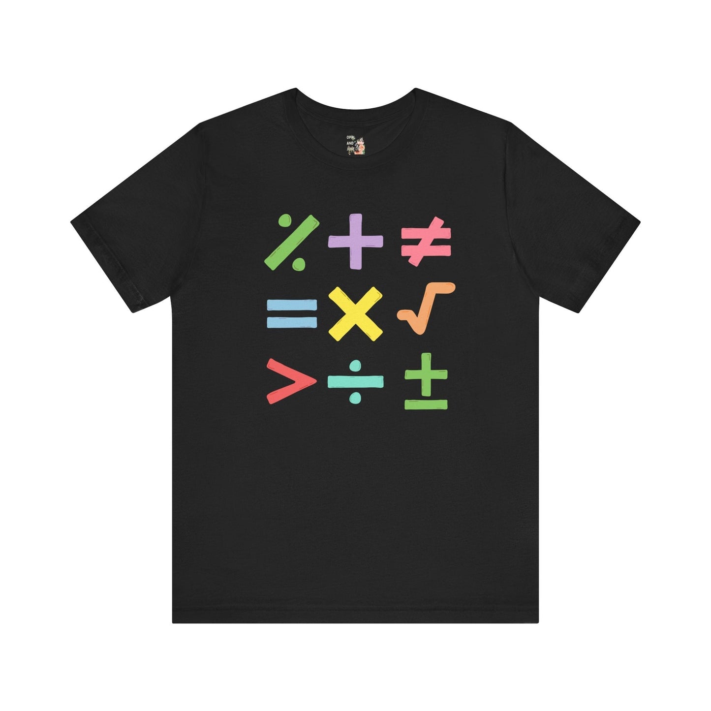 Colorful Math Teacher Tee