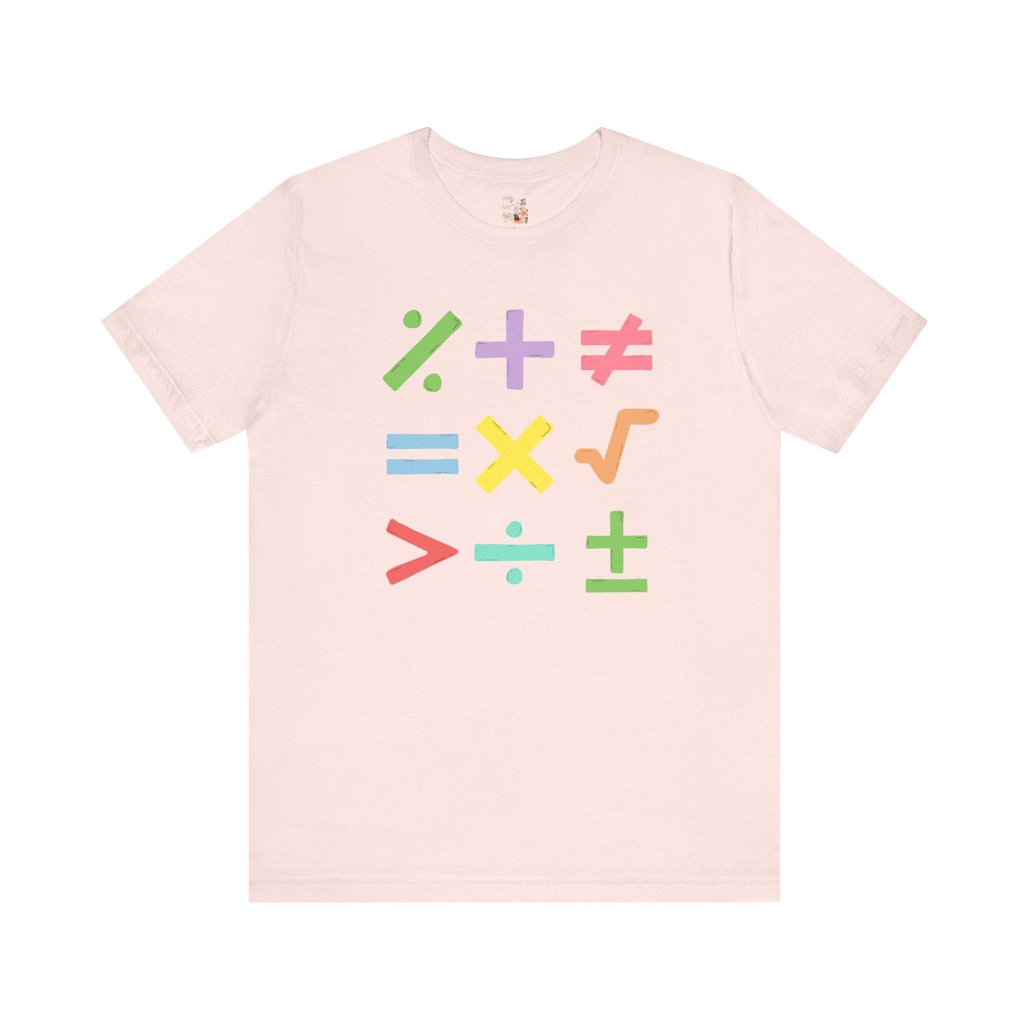 Colorful Math Teacher Tee