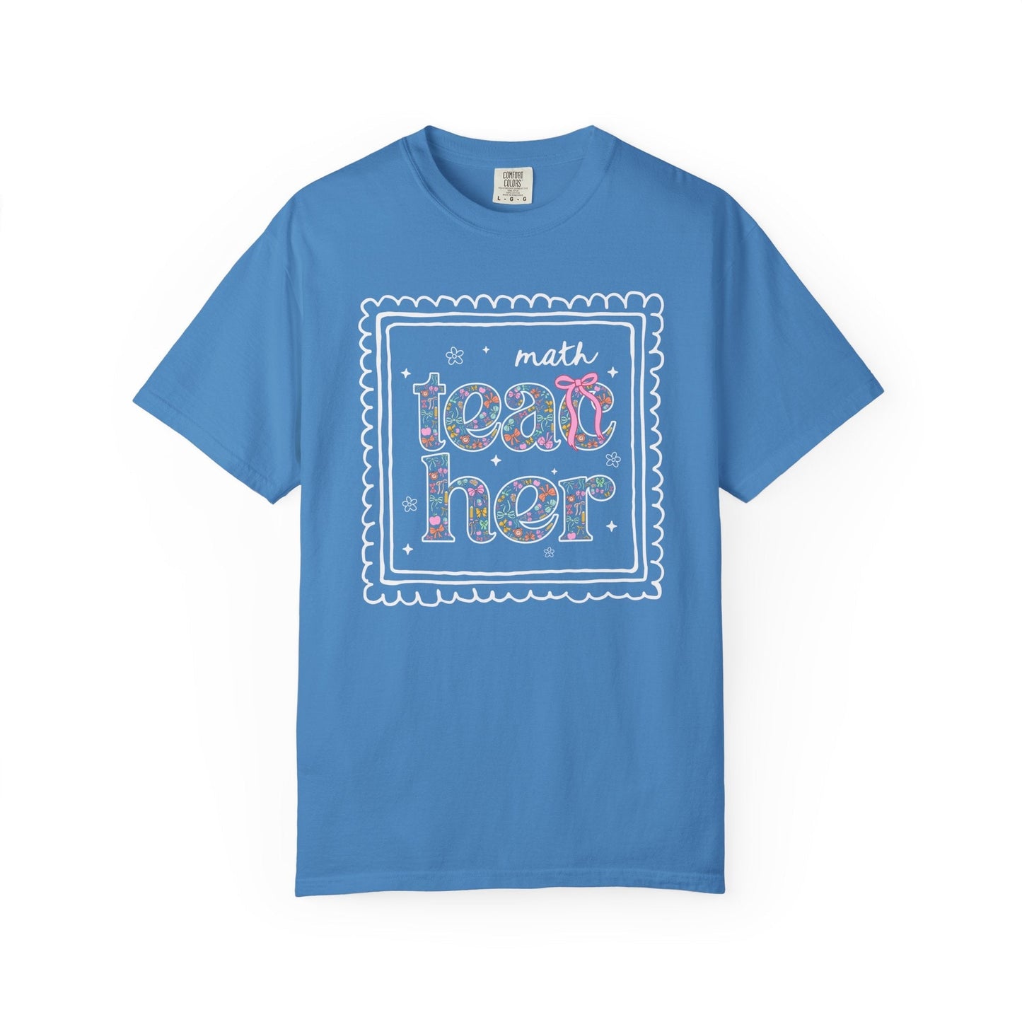 Colorful Math Teacher Tee
