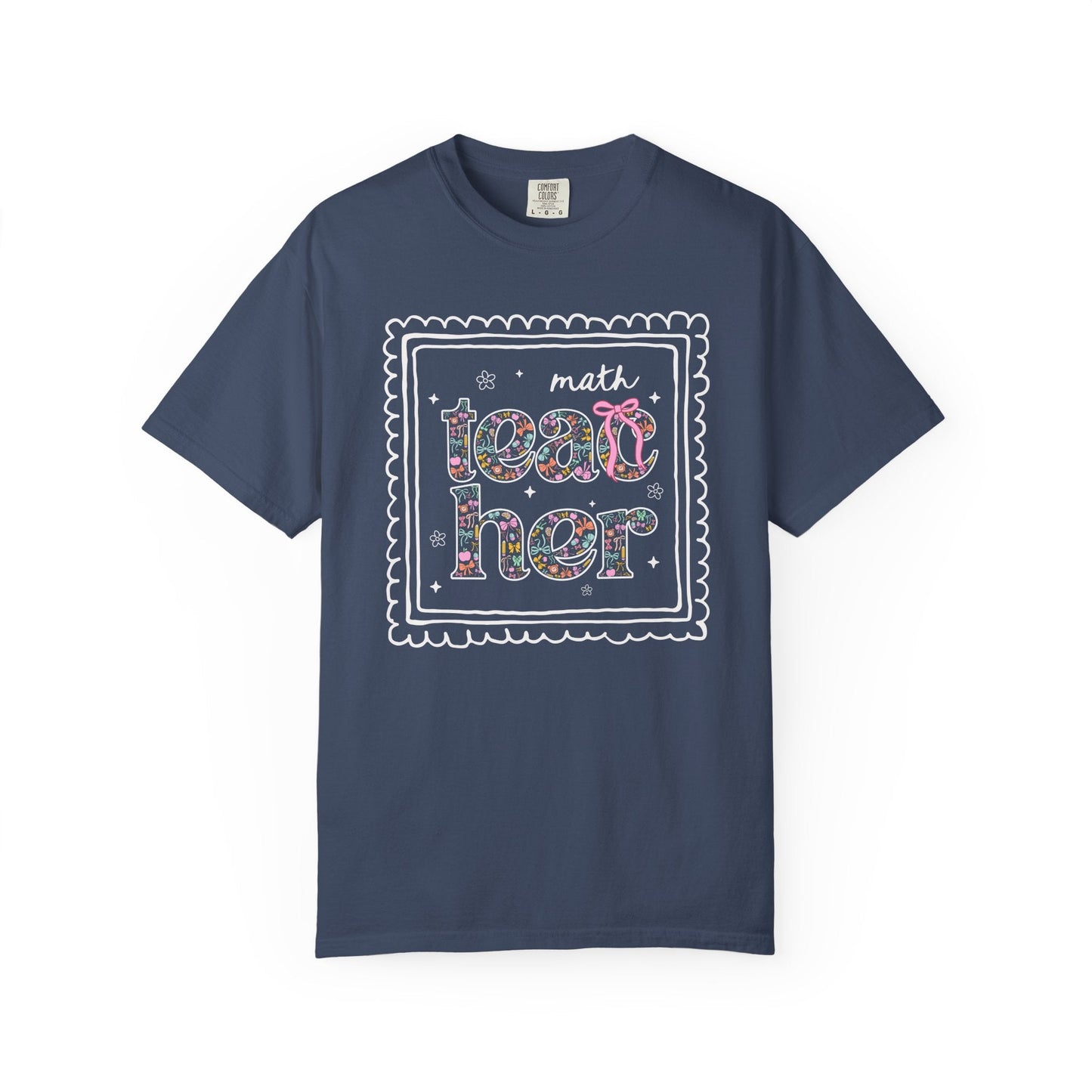 Colorful Math Teacher Tee