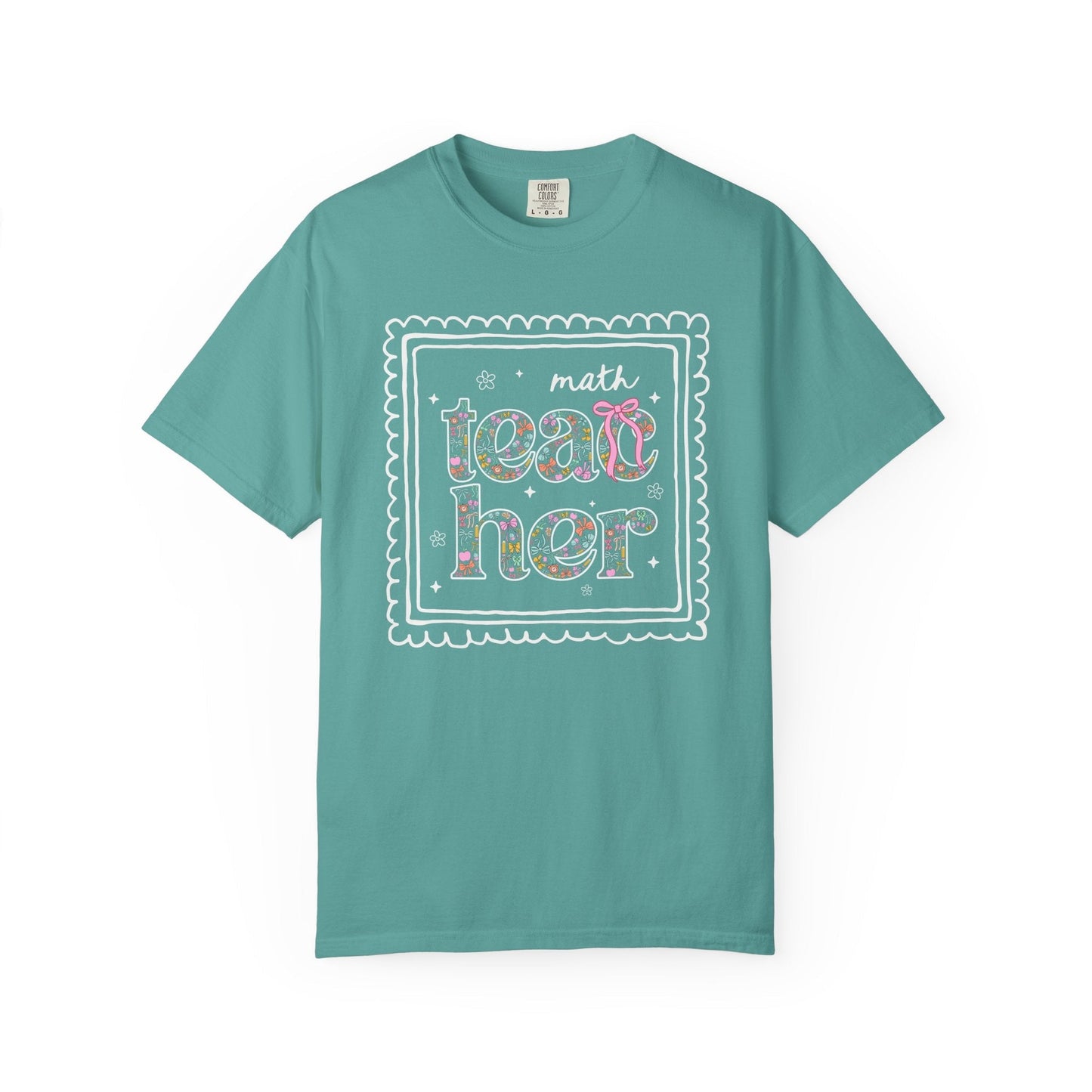 Colorful Math Teacher Tee