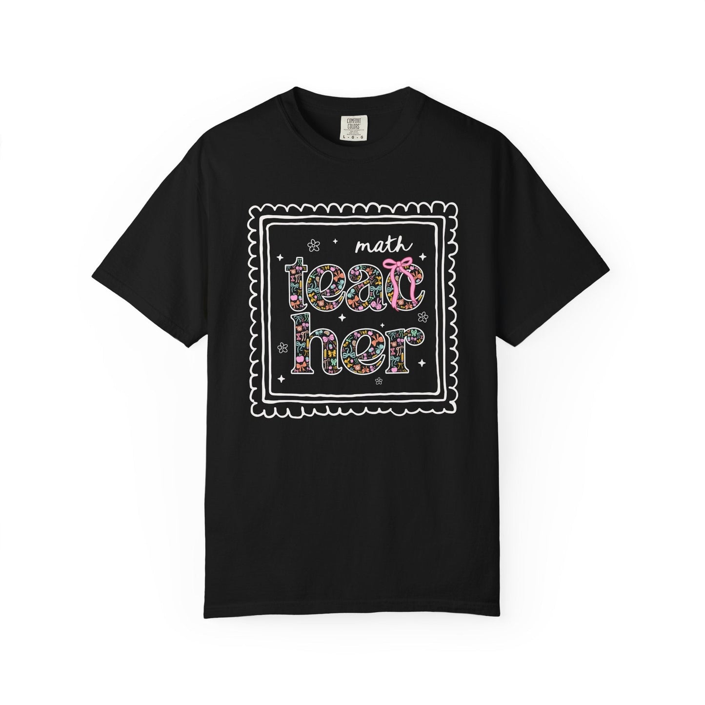 Colorful Math Teacher Tee