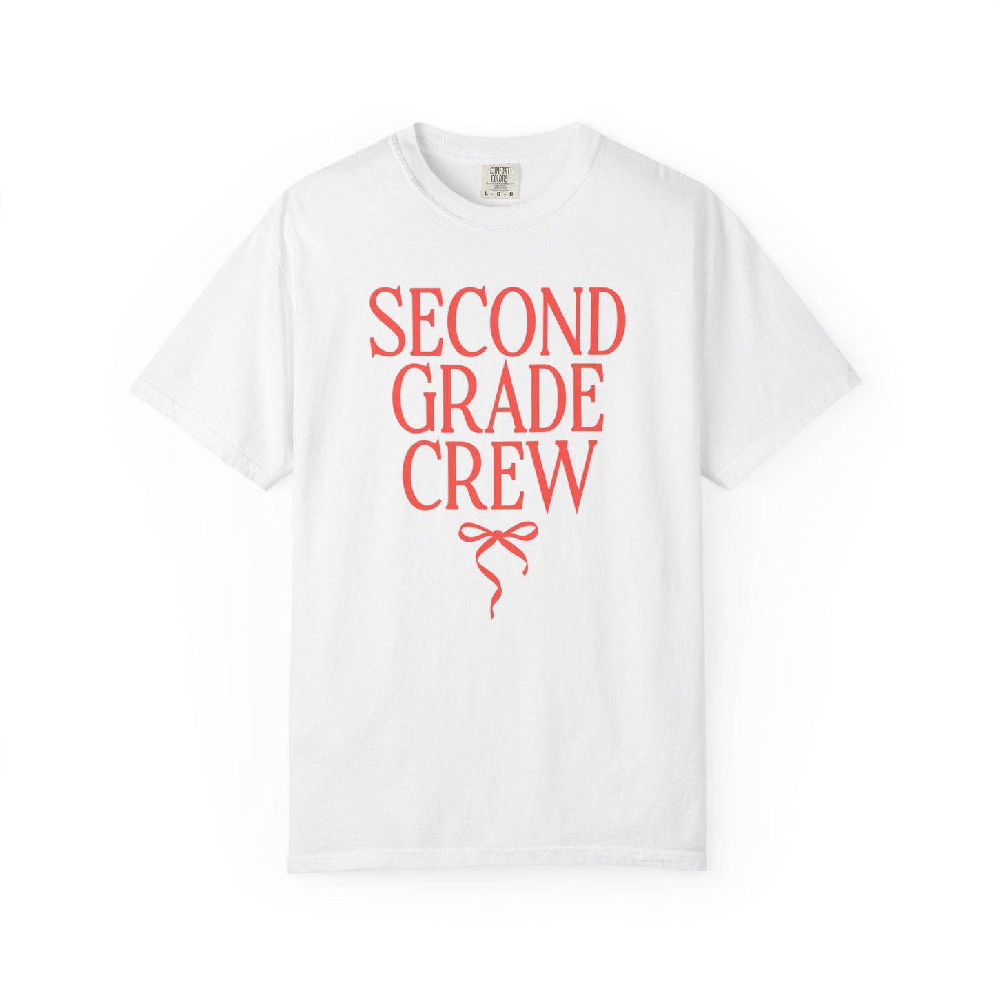 Colorful Second Grade Teacher Tee
