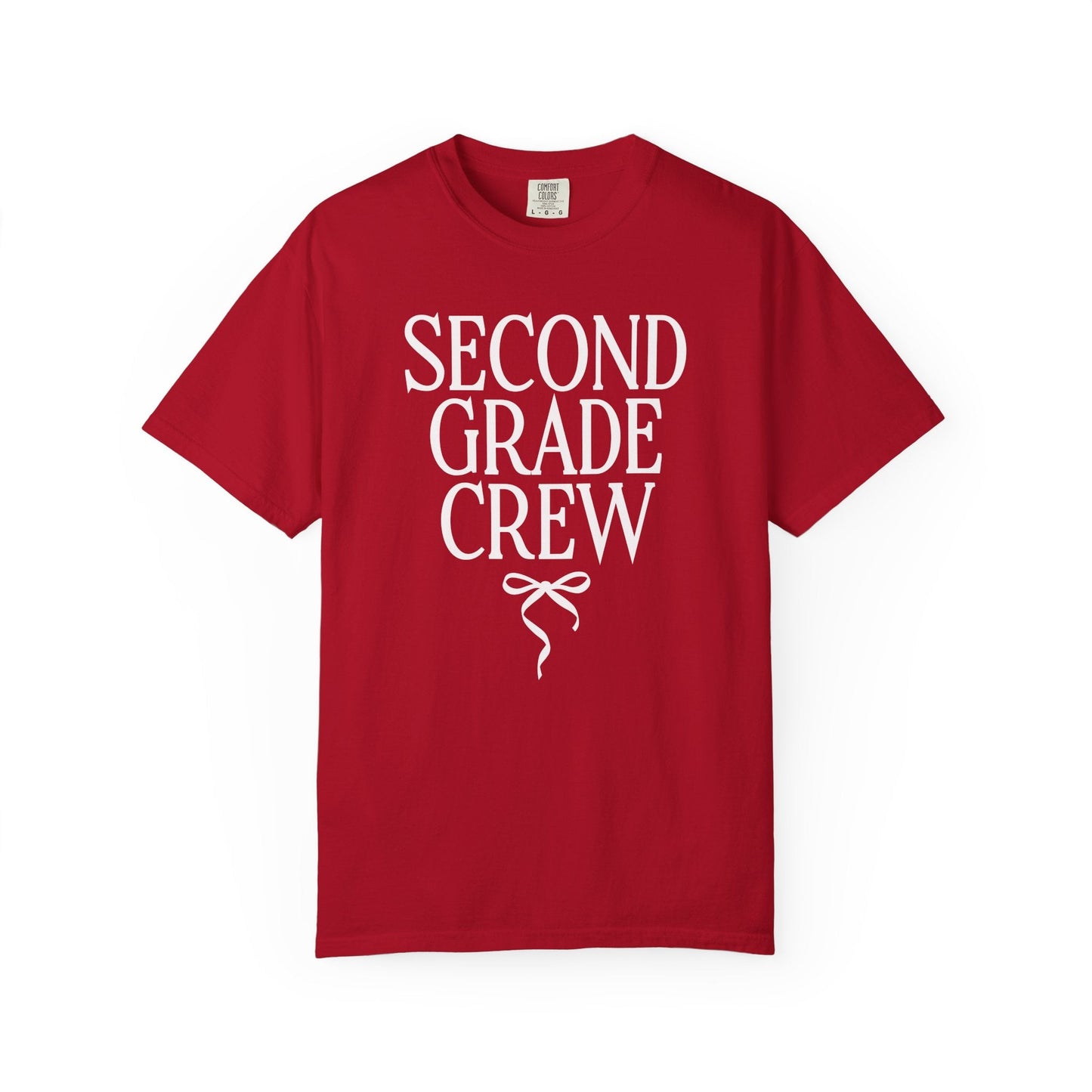 Colorful Second Grade Teacher Tee