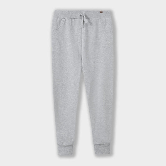 Combed Cotton Sweatpants - Gray