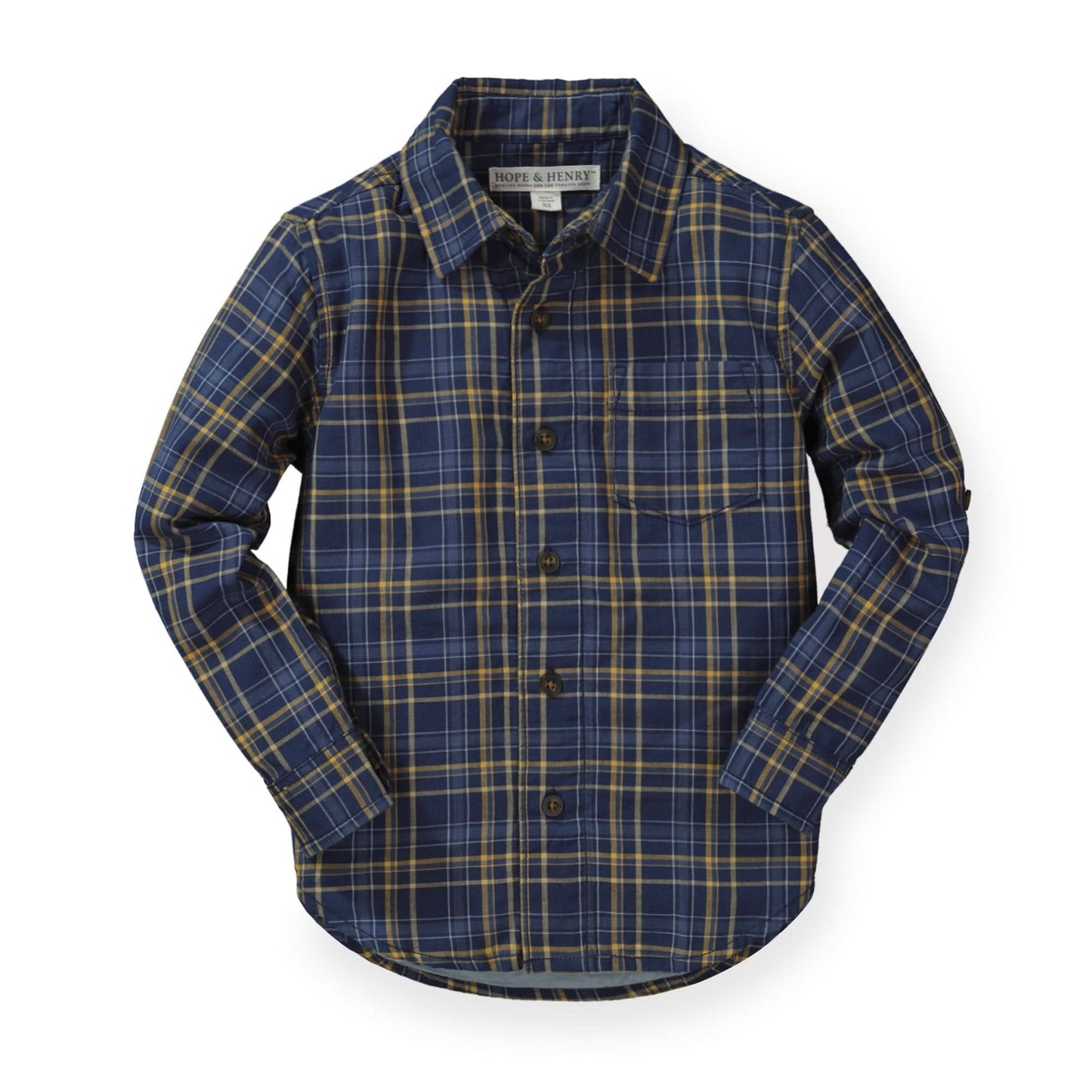 Convertible Double Weave Button Down Shirt