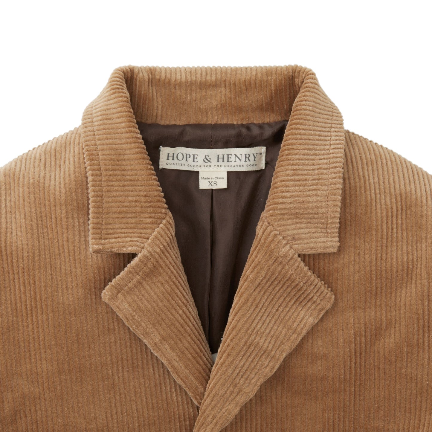 Organic Corduroy Blazer with Elbow Patches