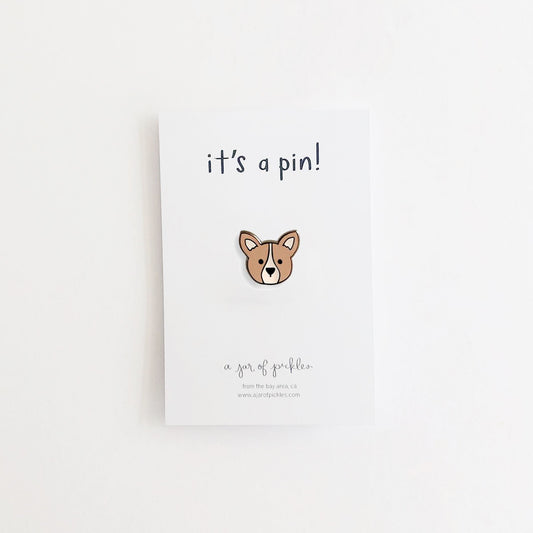 Corgi Dog Pin
