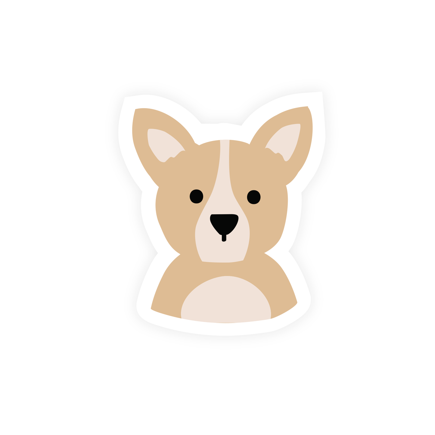Corgi Dog Vinyl Sticker