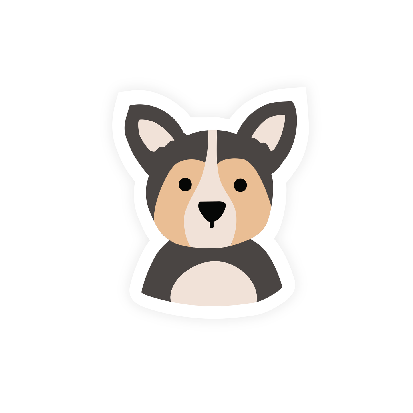 Corgi Dog Vinyl Sticker