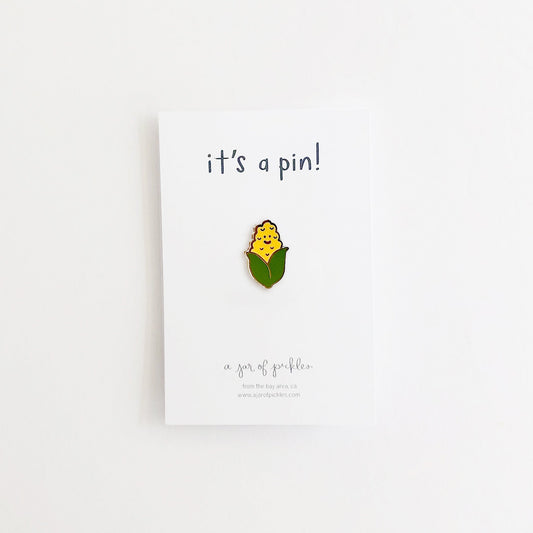 Corn Vegetable Pin