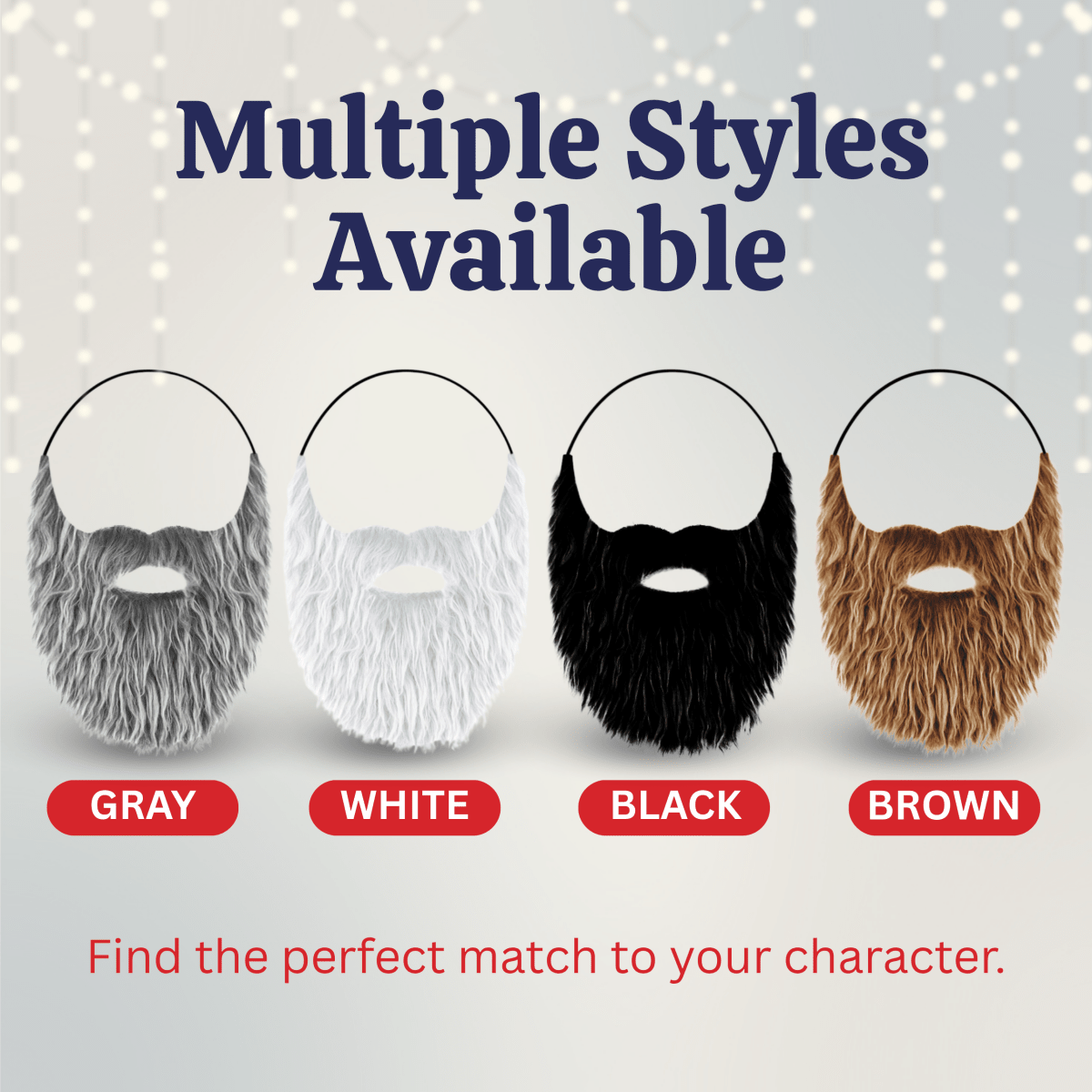 Costume Beard and Mustache